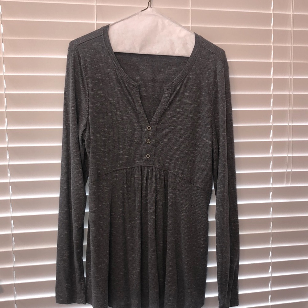 Waffle knit top